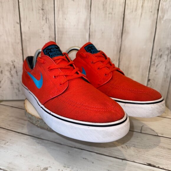Nike Other - Nike SB Zoom Stefan Janoski Men's Size 10 Red Canvas Sneakers Shoes 615957-640